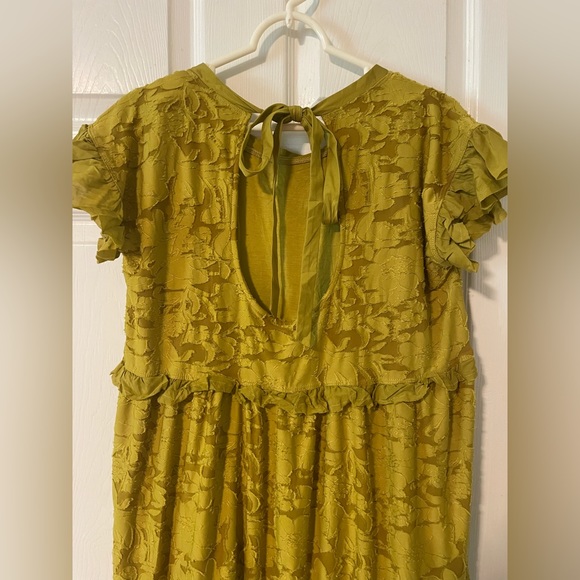 Anthropologie ruffle knit mini dress - Picture 9 of 11